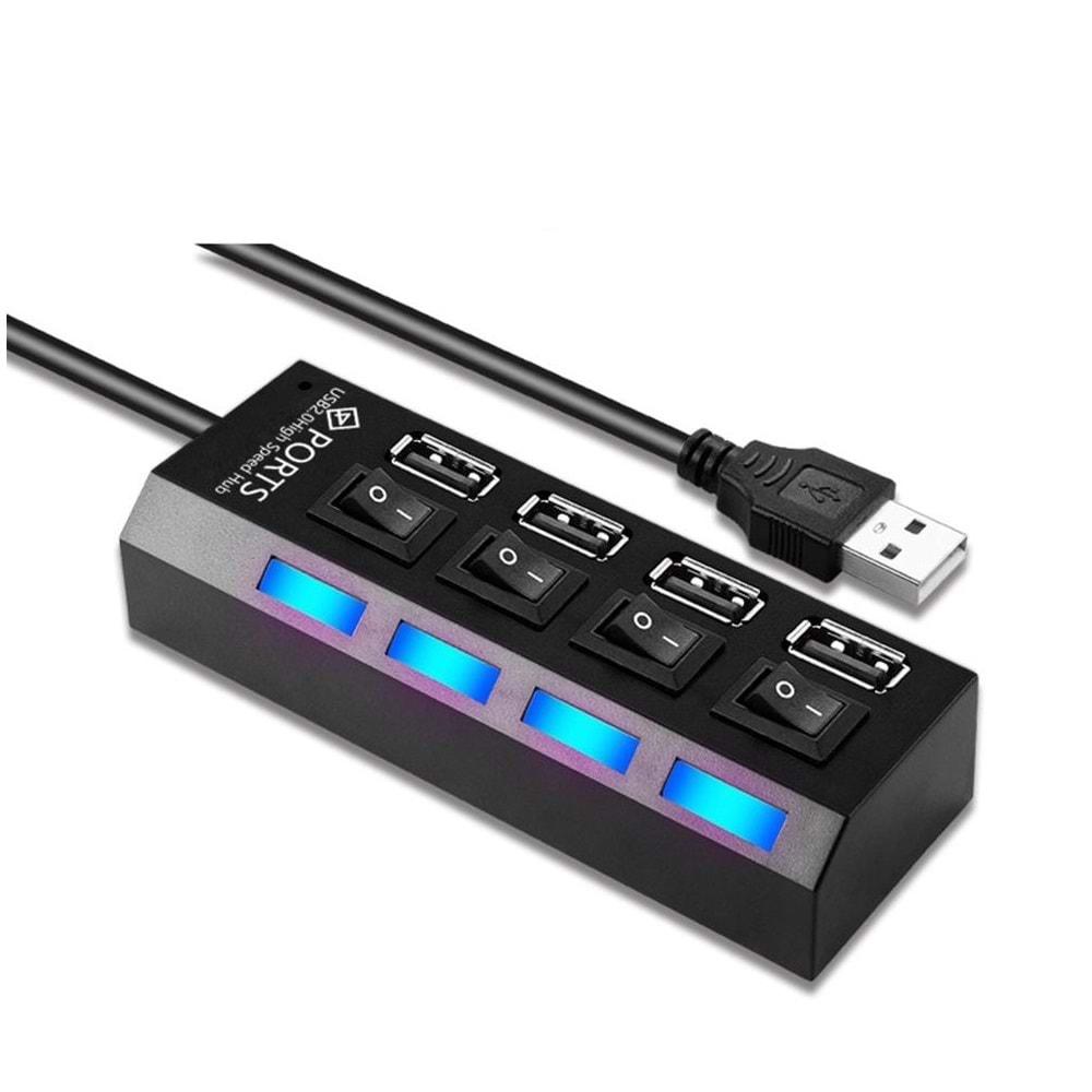 Netojen NT-121 Usb 2.0 Anahtarlı 4 Port Usb Hub