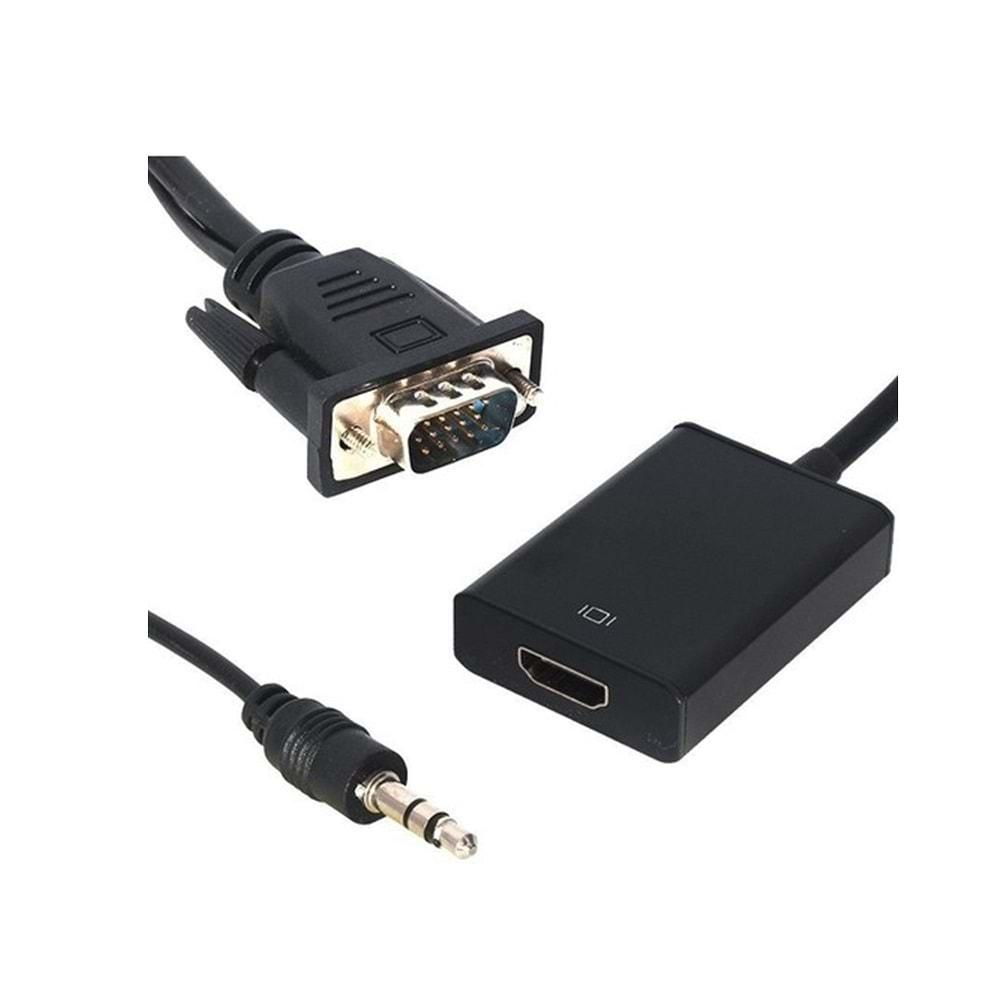 Netojen NT-168 Vga To Hdmı + Audio Ses Çevirici Adaptör