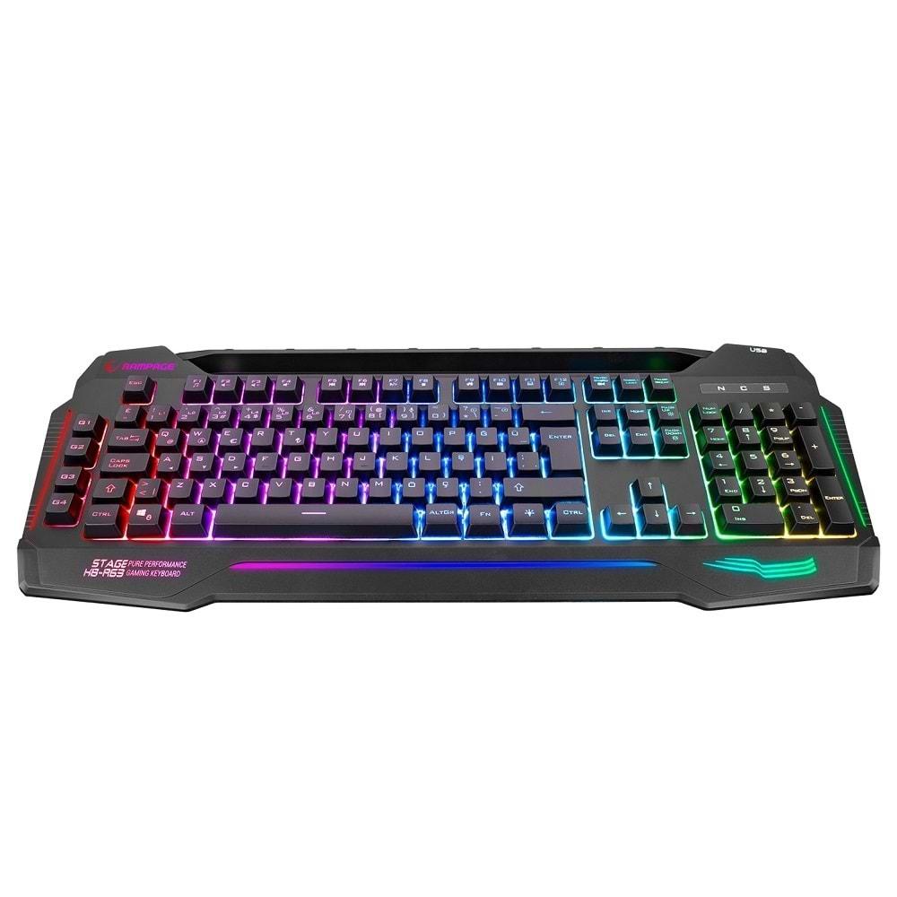 Rampage Kb-R63 Stage Siyah 4 Makro Fonksiyon Sese Duyarlı Işıklı Rainb