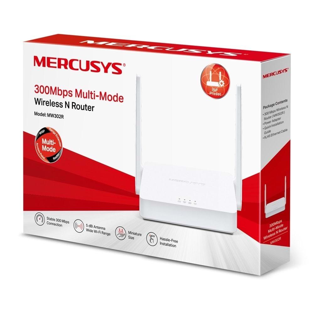 Tp-Link Mercusys Mw302R 300Mbps Kablosuz Multı Mode N Router