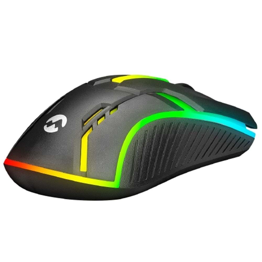 Everest Sm-G52 Inventory Usb Siyah Rgb Işık Efektli Gaming Mouse