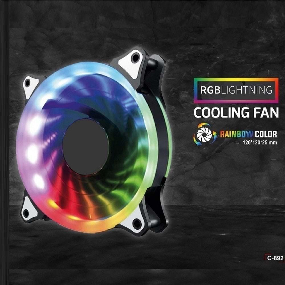 Concord C-892 Rgb Lıghtnıng Colıng Fan