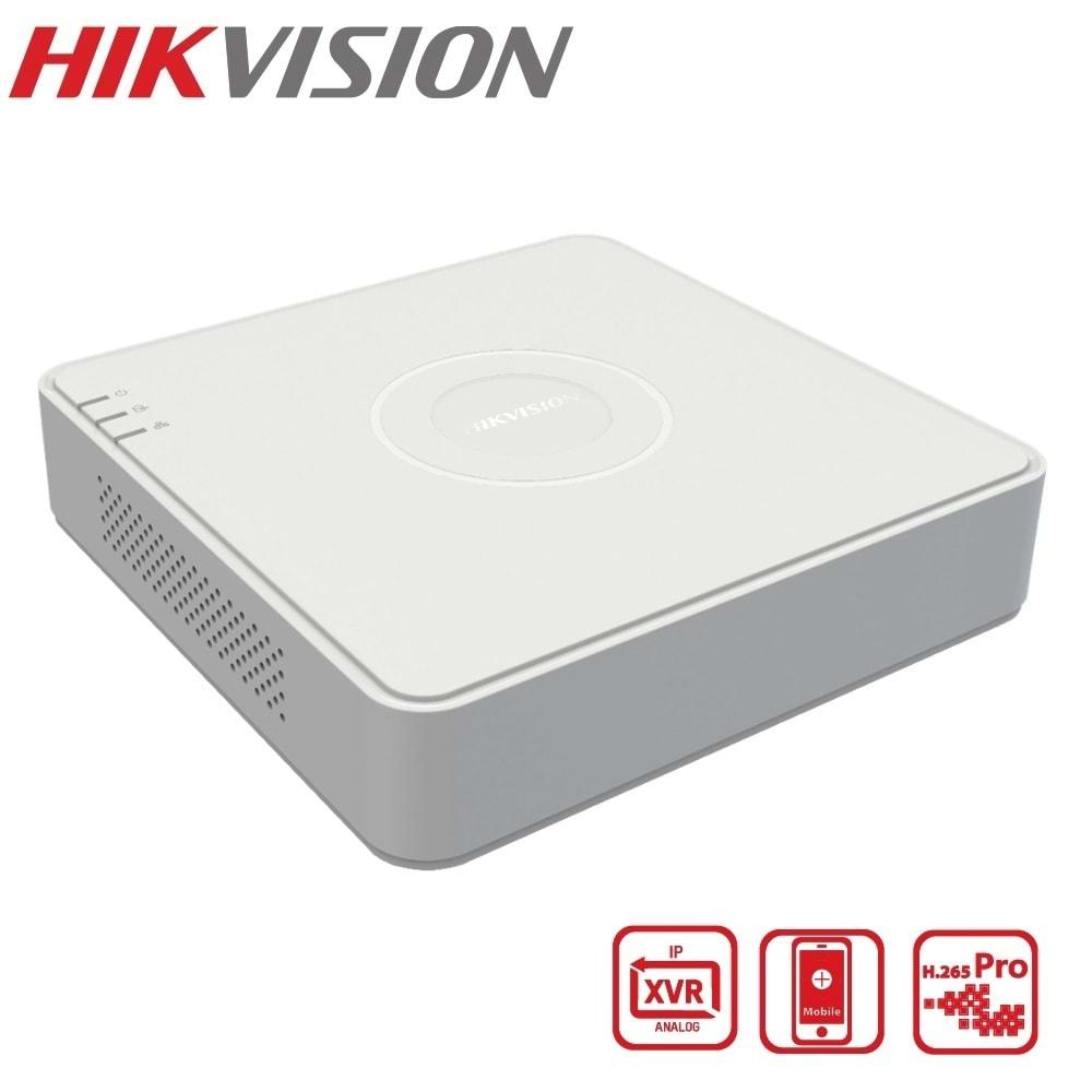 Hikvision DS-7104HGHI-K1 4 Kanal HD-TVI Hybrit Kayıt Cihazı