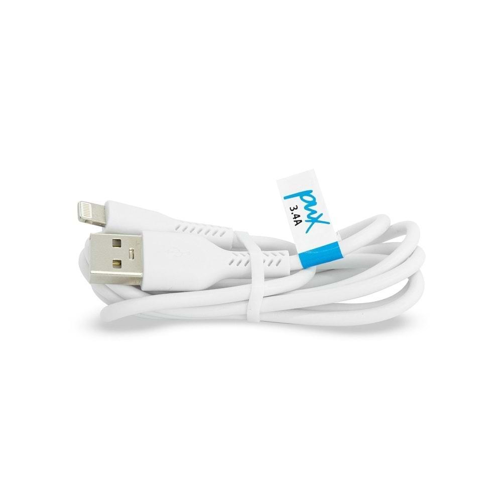 Pux PX-DTL3 3.4a Usb Lightning Hızlı Data & Şarj Kablosu