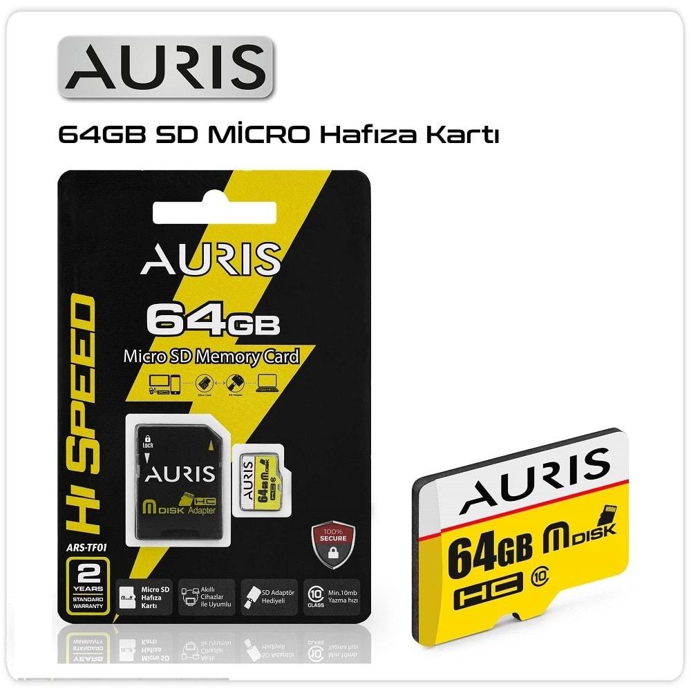 Auris ARS-TF01 64gb Hafıza Kartı