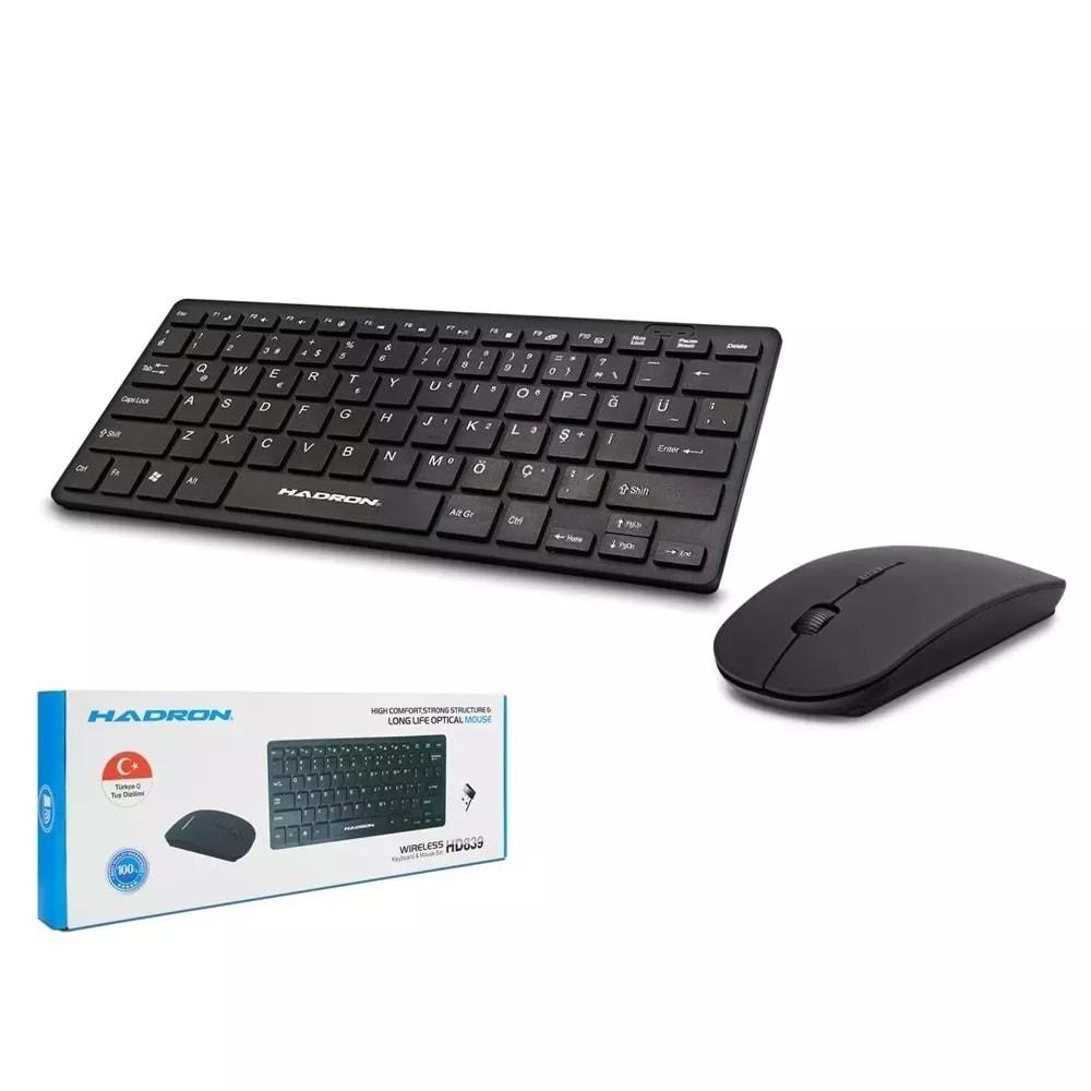 Hadron HR839 Kablosuz Mini Klavye Mouse Set