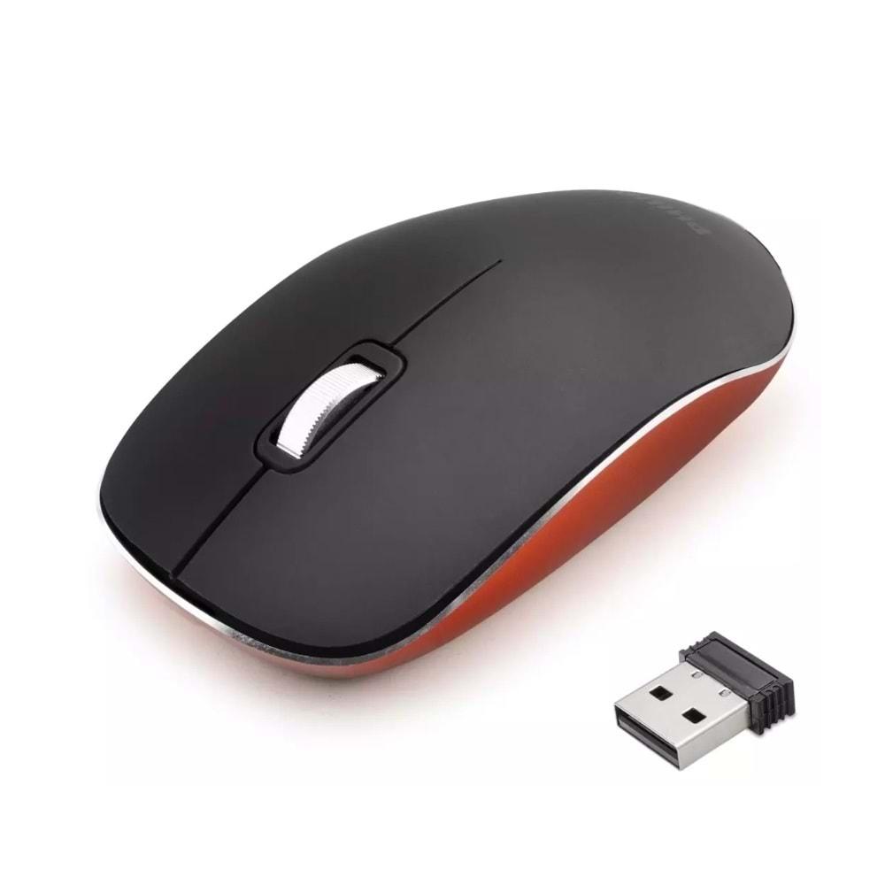 Philips Spk7323Hs Wireless Mouse Sessiz Siyah/Kırmızı