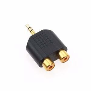 Netojen NT-188 2Rca Dişi 3.5Mm Stereo Erkek Çevirici Adaptör