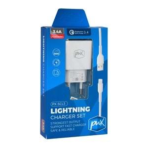 Pux PX-SCL3 3.4A Lightning Hızlı Telefon Şarj Cihazı