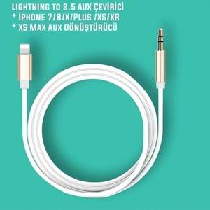 Pux PX-DKL 3.5 Lightning Aux Kablo 1mt