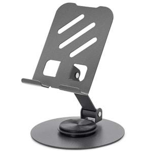 Hadron HDX8023 360° Döner Ayarlanabilir Masaüstü Telefon ve Tablet Standı Metal 4.7