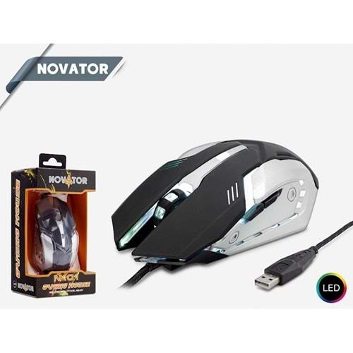 Novator N101 Ledli Oyun Mouse