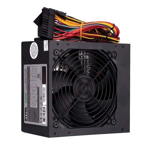 Eyfel Efs-2500 Peak 250W 2*Sata 12Cm Fanlı Power Supply