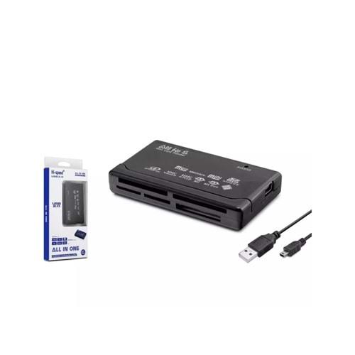Hadron Hdx7012 Card Reader Usb All In One Siyah