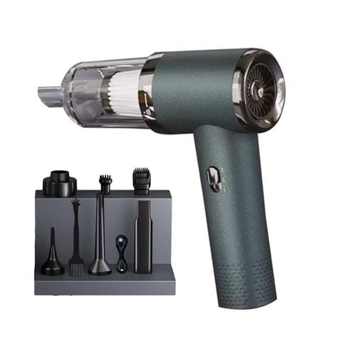 Enkado Raca-Y Vacuum El Araç Süpürgesi Çekme ve Üflemeli 2 Kademe 12000 Pa Yeşil