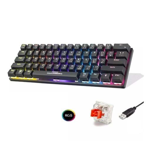Hadron G509R Siyah Mekanik Red Switch Rgb Oyuncu Klavye