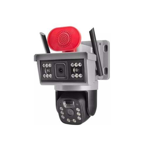 Netojen NT-15G Solar 4G Kamera 2*3Mp Lens V380