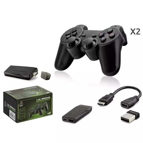 Hadron Hd327 Retro Game Stick Kablosuz Çiftli Siyah