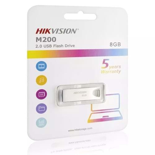 Hikvision M200-8GB Flash Bellek 8Gb Usb2.0 Usb Metal
