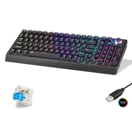 Good Pro G500XB Mekanik Gaming Klavye Blue Switch RGB 104 Tuş Siyah
