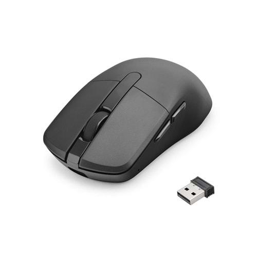 Hadron HDX3414 Dual Mode Şarjlı Kablosuz Mouse Bluetooth 2.4 GHz 6200 DPI Siyah