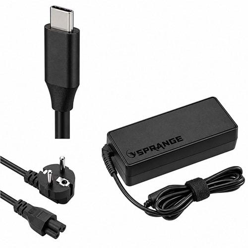 Sprange SR-L19 20V 3.25a Arası 65W Type-C Notebook Adaptör